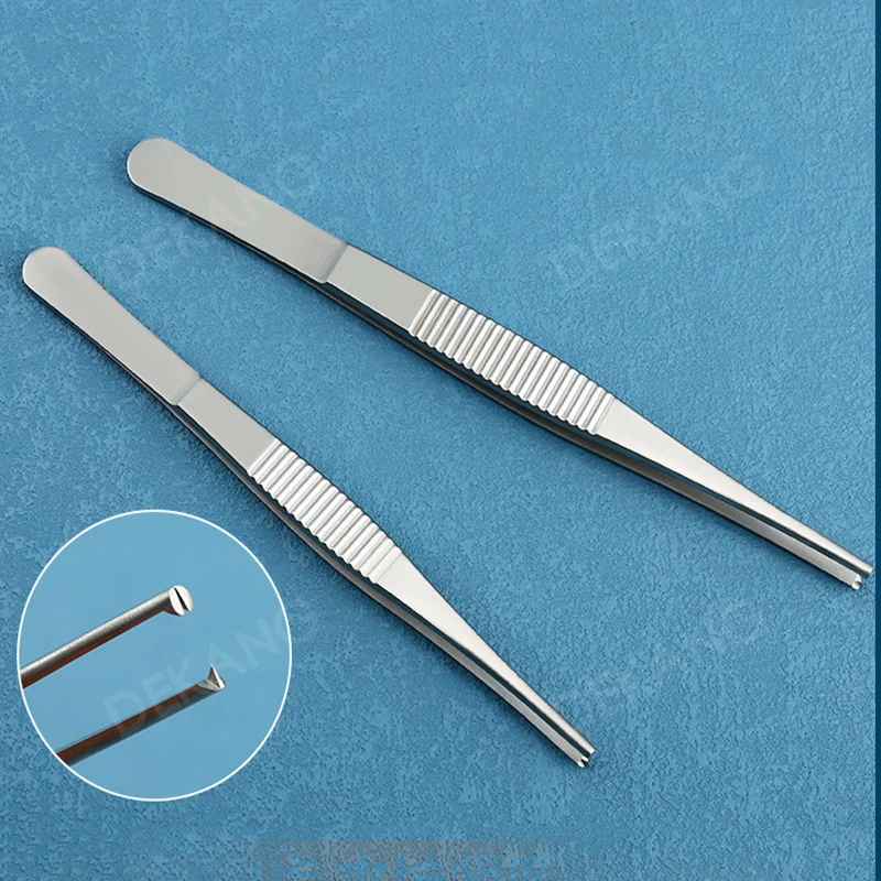 Double Eyelid Tool - Stainless Steel With Teeth - Rat-Tooth Forceps - Eyelid Forceps
