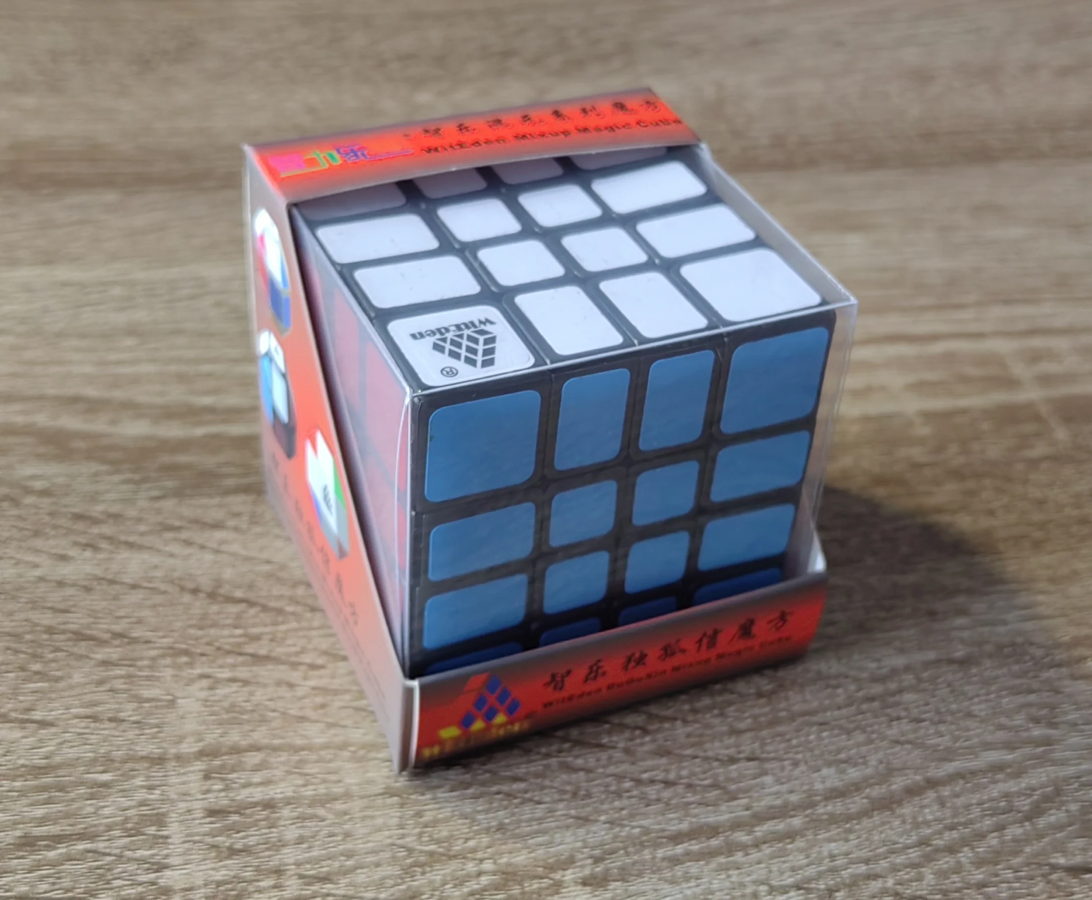 WitEden 4x4x4 Mixup Edge- rebuilt Magic Cube WitEde 444 Sticker Cube Professional Puzzle Toys Children Gift Cubo Magico Puzzle