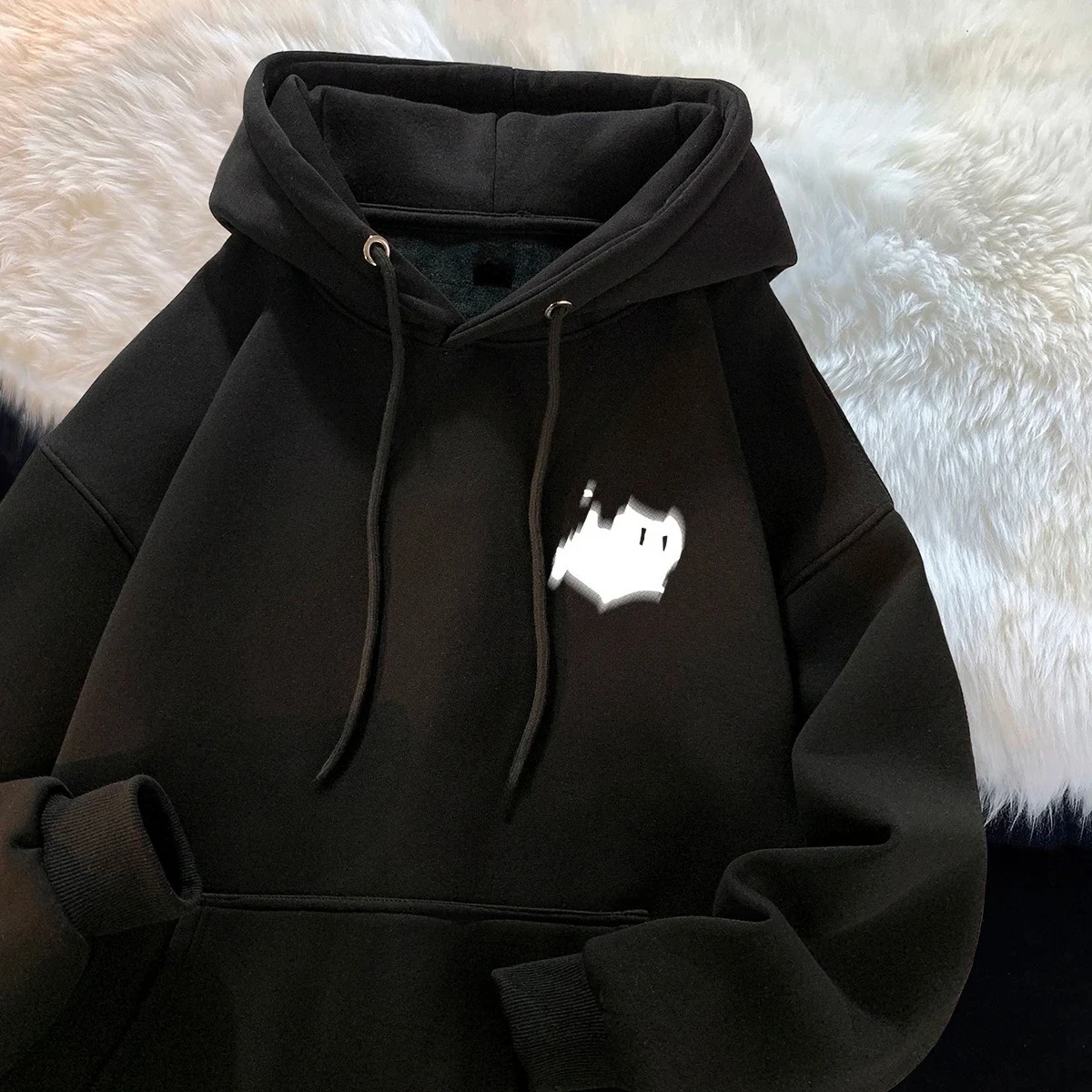 سترة رجالية عصرية بغطاء للرأس متعددة الاستخدامات للخريف والشتاء على طراز هونج كونج ملابس رجالية مطبوعة على الطراز الأمريكي Y2K