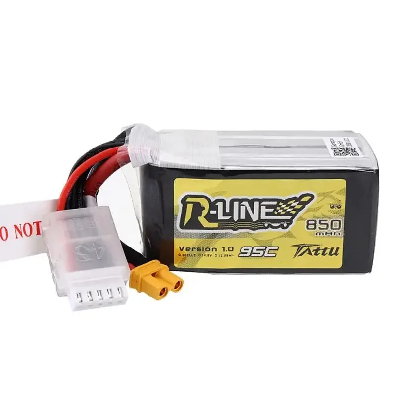 Gens Ace Tattu R-Line 1.0 2.0 LiPo Rechargeable Battery 550/650/750/850/1050/1300/1550/1800mah 95C 3S 4S 6S for RC FPV Racing