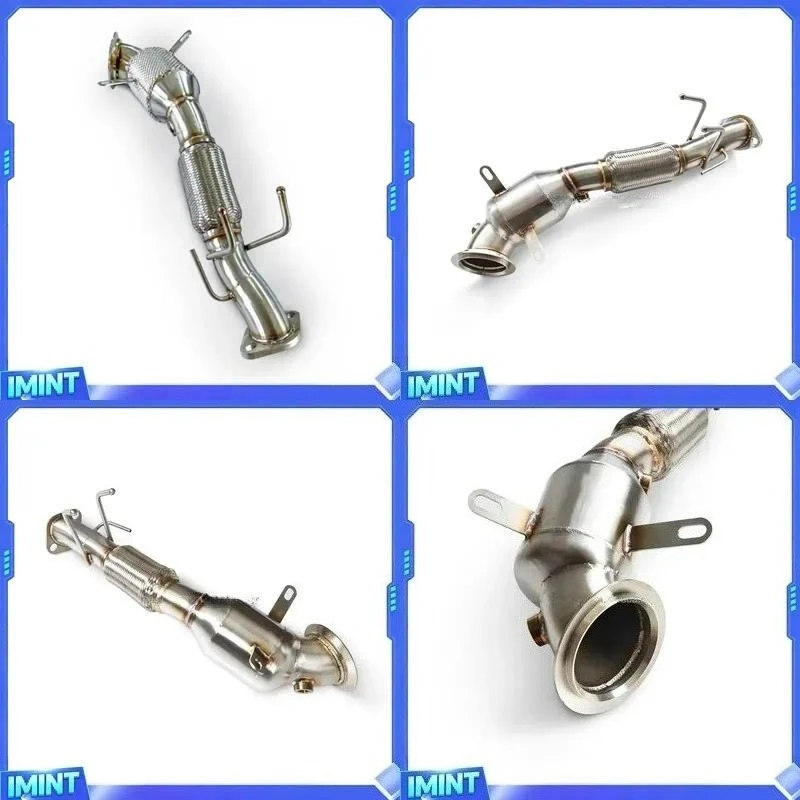Sonicdiy Catalytic Converter Exhaust Downpipe for Focus 1.5T 2020-2023 Direct Bolt Sound