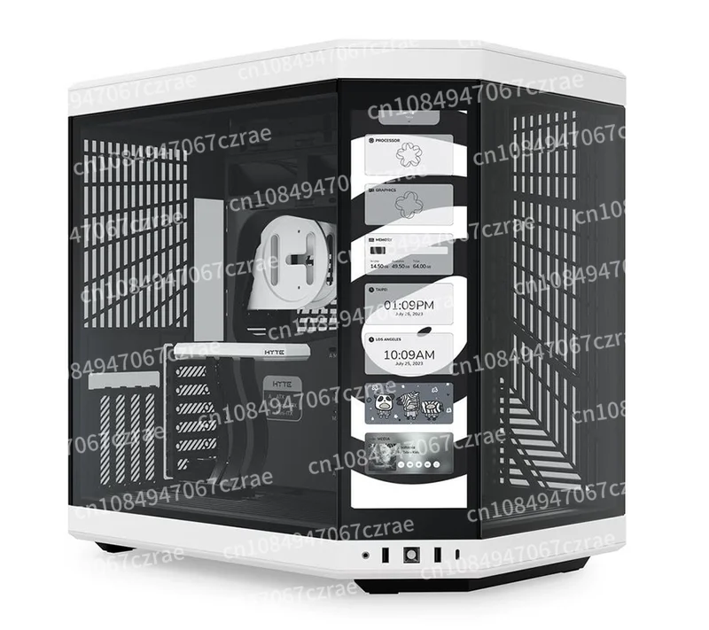 HYTE Y70 Y60 supports 360 water-cooled panoramic side-through tempered glass computer case LCD