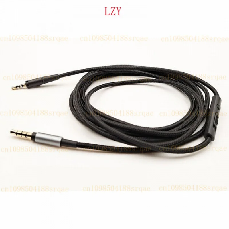 

Nylon Audio Cable with Mic For Sennheiser HD 4.30i HD 4.30G 4.40BT 4.50BTNC