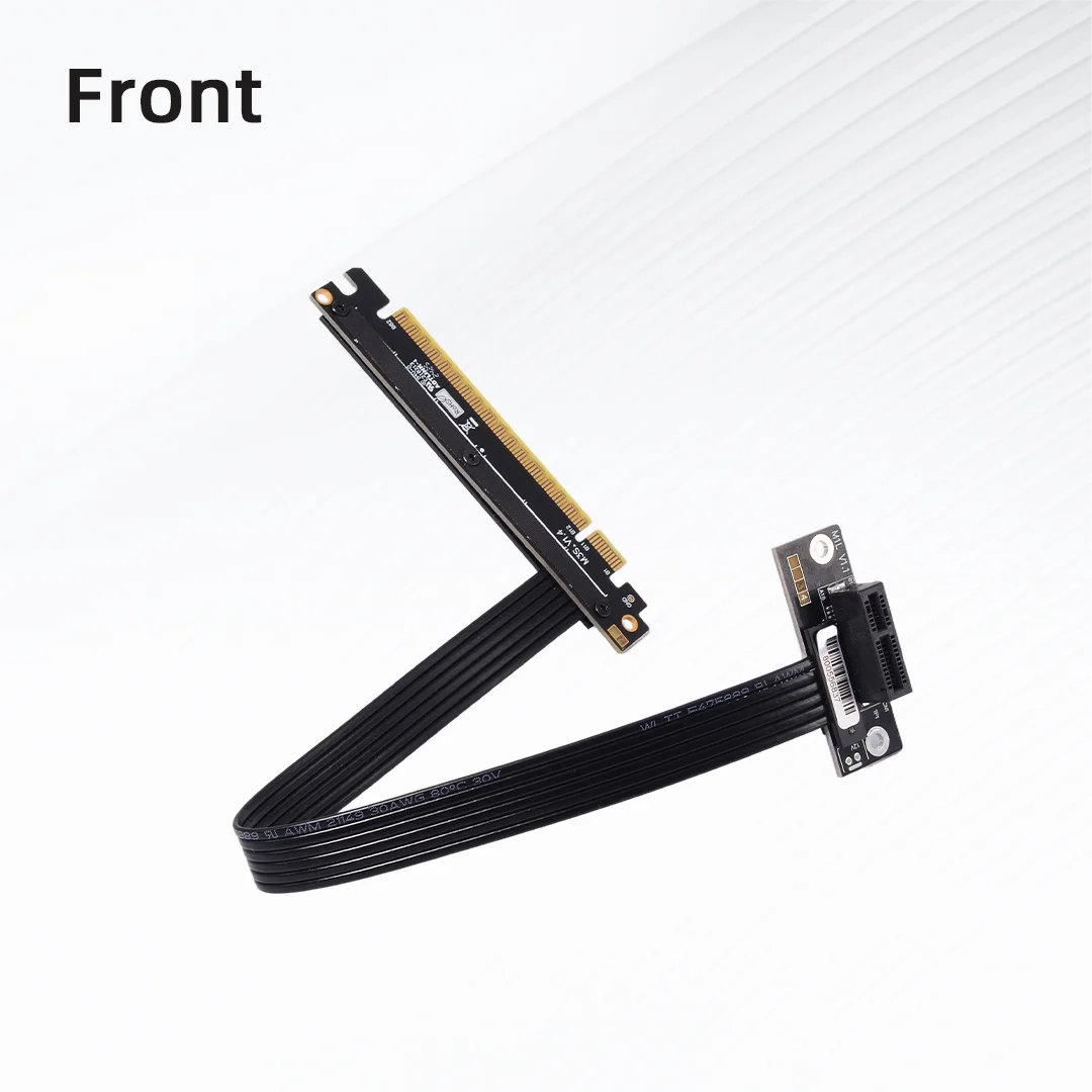 ADT-Link M31SL PCIE 4.0 x16 to x1 x4 x8 Extension Cable Supports Network Card NVMe Solid-State Drive 90 Degree Slot Adapter