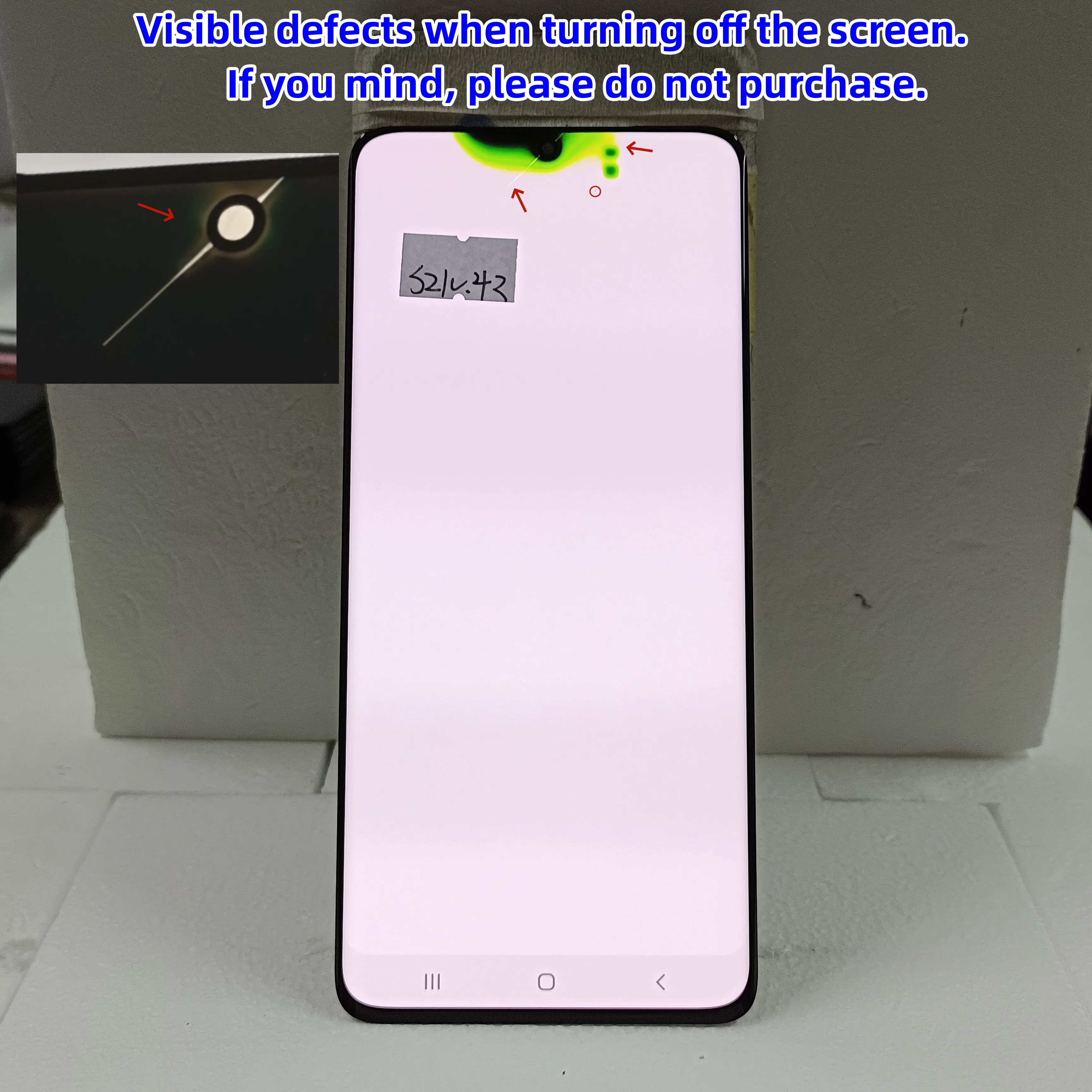 Imagem -06 - Substituição da Tela Amoled para Samsung Galaxy S21 Ultra 5g Tela de Toque Lcd G998 Smg998b G998u