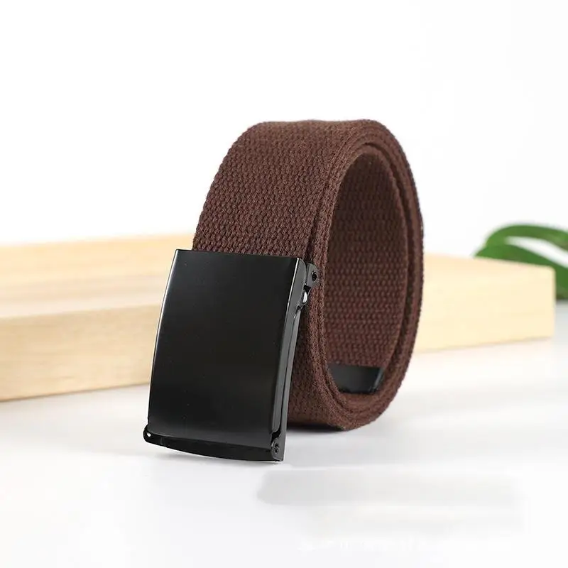 Mode Nieuwe Unisex Broeken Riemen Canvas Riem Metalen Gesp Mannen Vrouwen Jongens Jeans Riemen Snoep Kleuren Top Kwaliteit Luxe Riemen