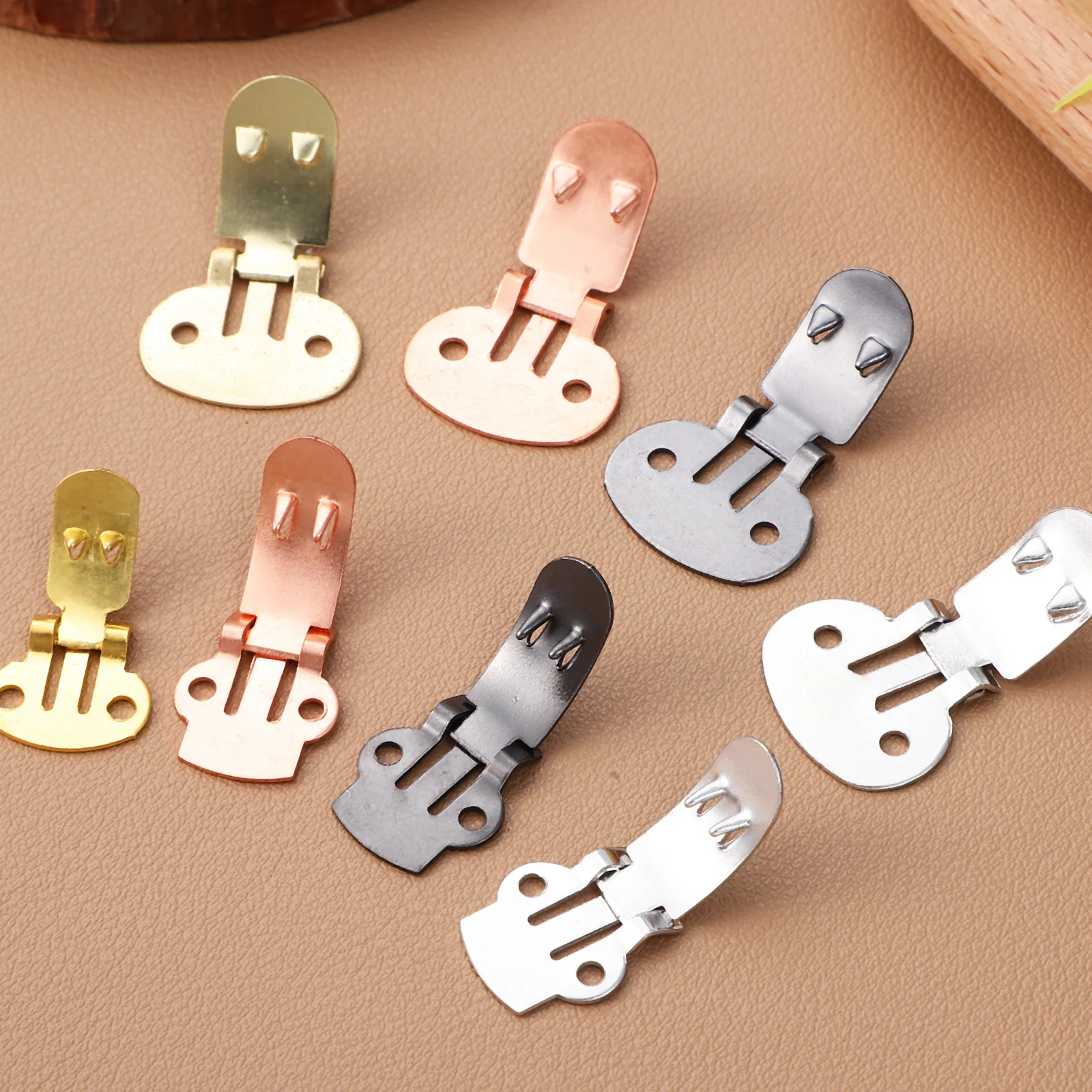 

36Pcs Flat Blank Shoe Clips Metal Detachable Buckles Decorative Accessories for Women Shoes DIY Hair Hats Clothing