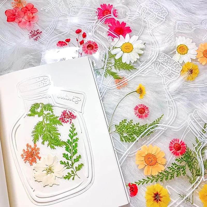 20pcs handmade DIY plant specimen template dried flower card suitable for bookmarks holiday decoration creative gift handmade