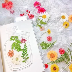 20pcs handmade DIY plant specimen template dried flower card suitable for bookmarks holiday decoration creative gift handmade