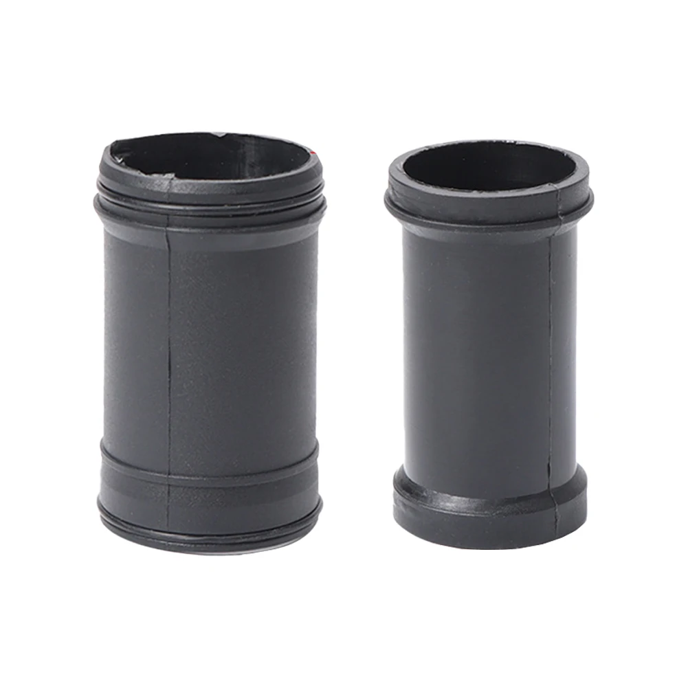 Black Plastic Bottom Bracket Sleeve Hollow Inner Sleeve 30.8mm Diameter 31.5mm Diameter Easy Installation Effort-saving