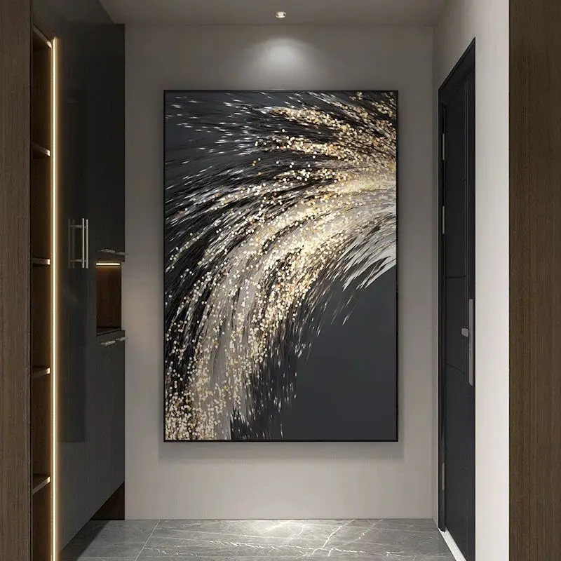 Modern Design Abstract Wall Picture For Home Decor Pure Hand Drawn Oil Painting On Canvas High Quality Mural For Living Room