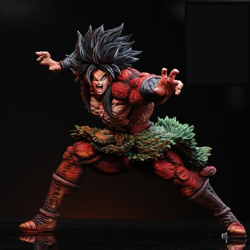 

28cm Dragon Ball Super Saiyan 4 Broly Figurine PVC Statue Collection Model Desk Decoration Birthday Gift Toy