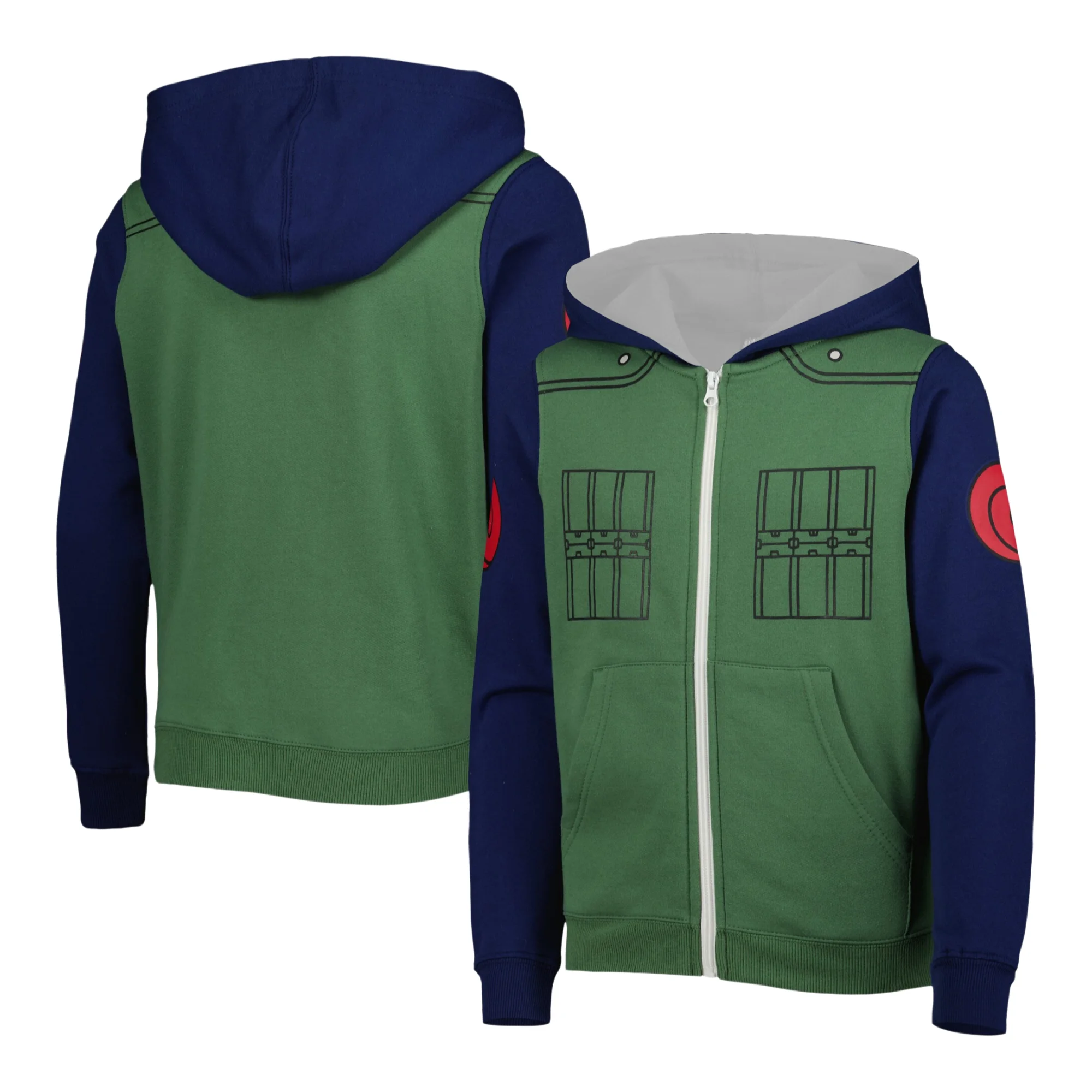 shirt kakashi hoodie pull and bear