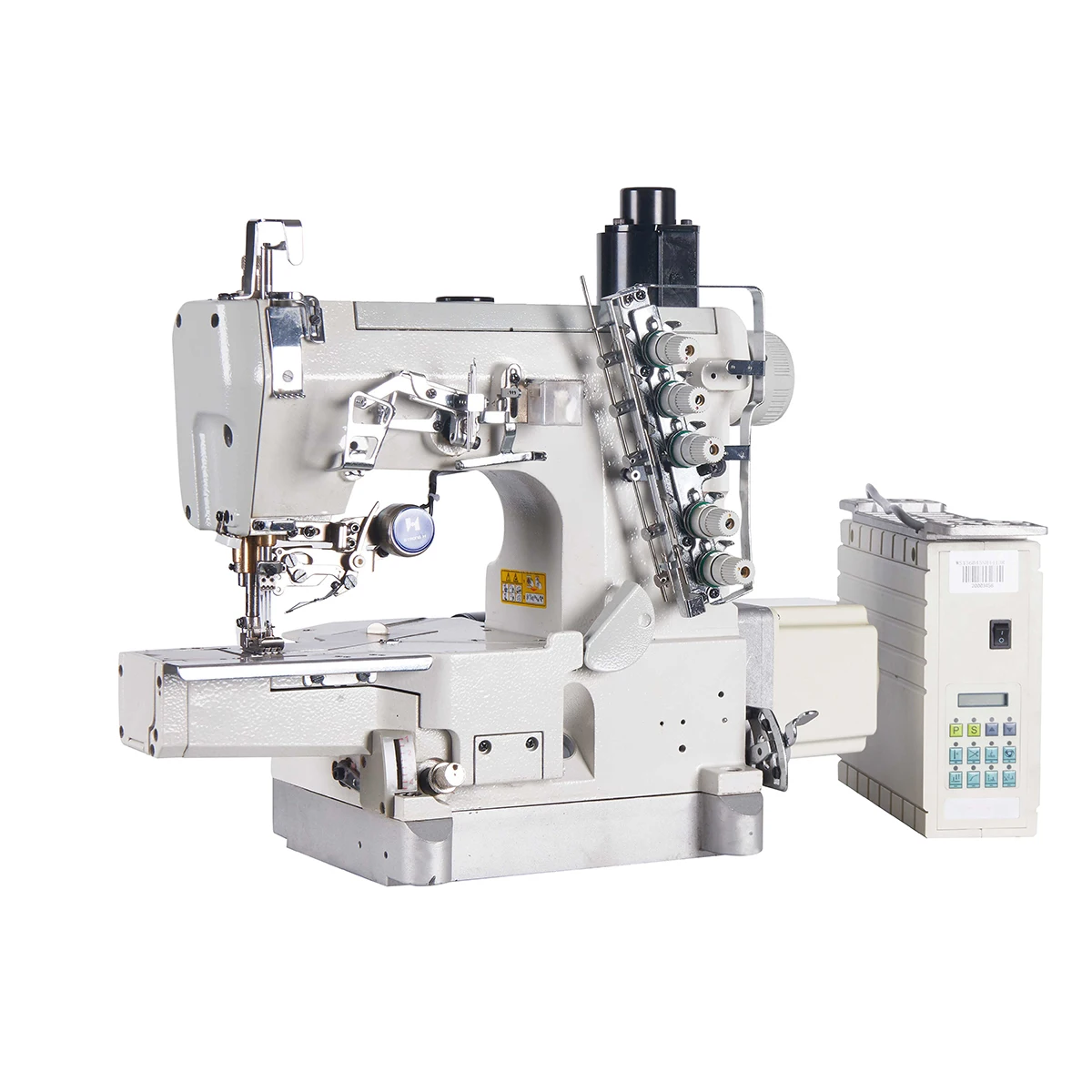 QK-600-01CB/UT  Automatic Trimming Small square Head Flatbed Interlock Industrial Sewing Machine for Clothing Pants Processing