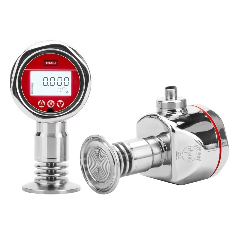 SMP858 Food Pharmaceutical Industry  3-A Hygienic Pressure Sensor Transmitter For Fermentation Tank 10kPa-3MPa Range