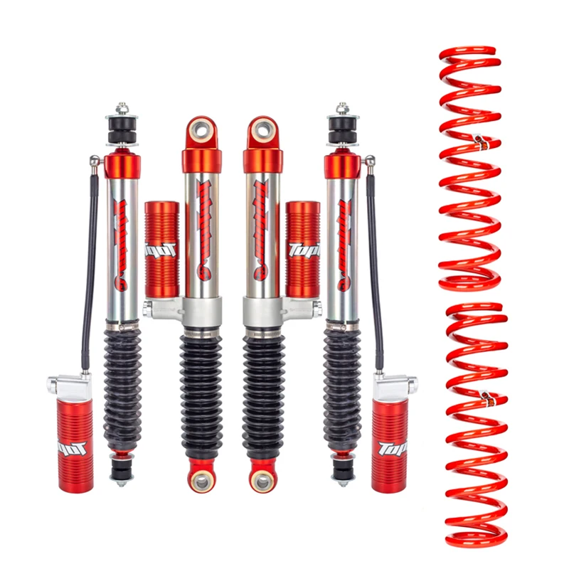 

For NISSAN Patrol GU Y61 Cab Chassis Mono Tube Remote Reservoir Shock Absorber Coil Spring 2 Inch Lift