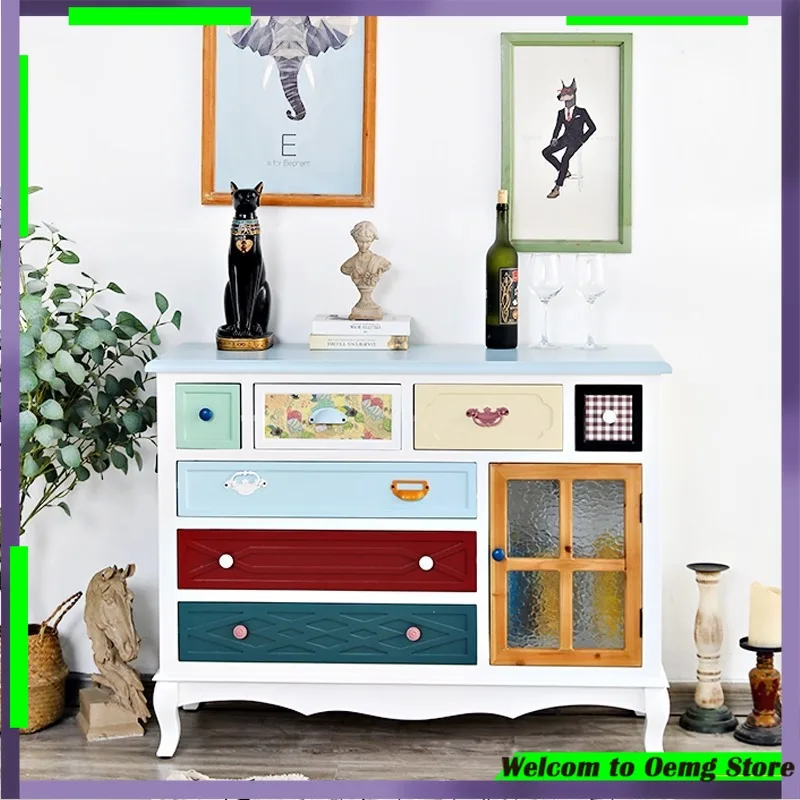 

Shelf Doors Living Room Cabinets Display Dust Proof Craft Organizer Cabinet Entryway Side Woonkamer Kasten Home Accessories