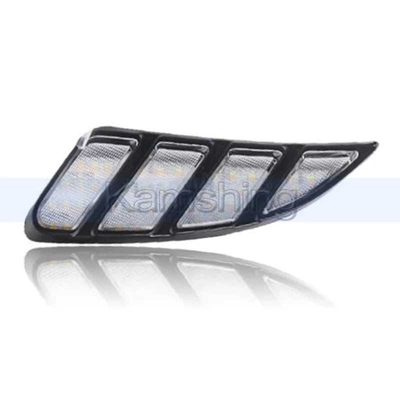 Kamshing 1pair LED Daytime Running Light For Changan Eado 2018-2019 DRL Day Light Foglamp Frame Fog lamp Turn Signal Light