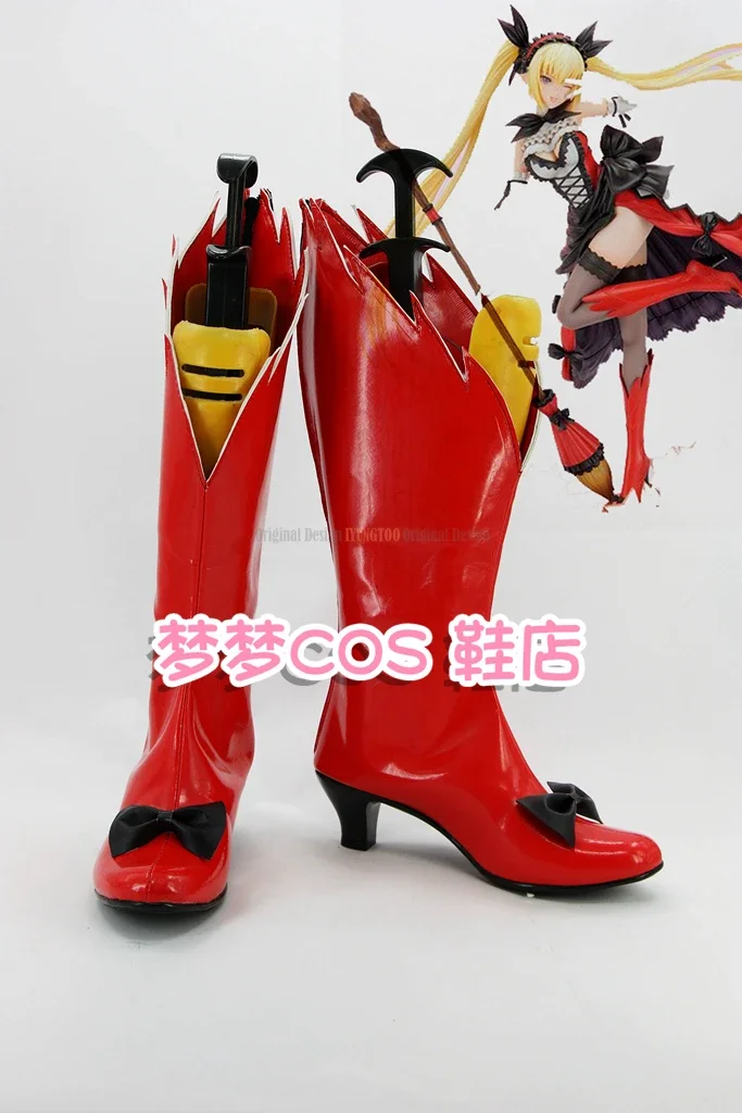 

Shining Hearts Mistral Nereis Anime Characters Shoe Cosplay Shoes Boots Party Costume Prop