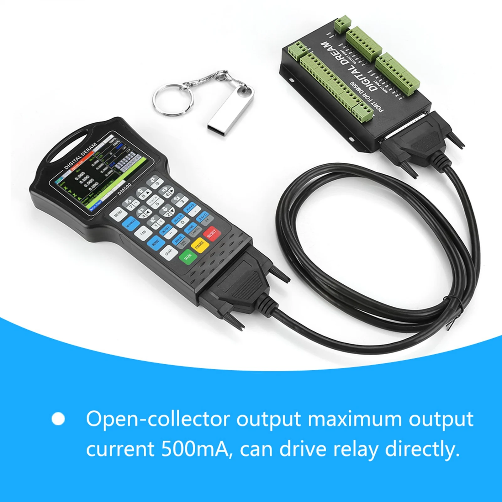 1 Set Handheld 3/4 Controller CNC-Steuerungssystem für Router Graveur Controller Handheld Controller Graveur Control System