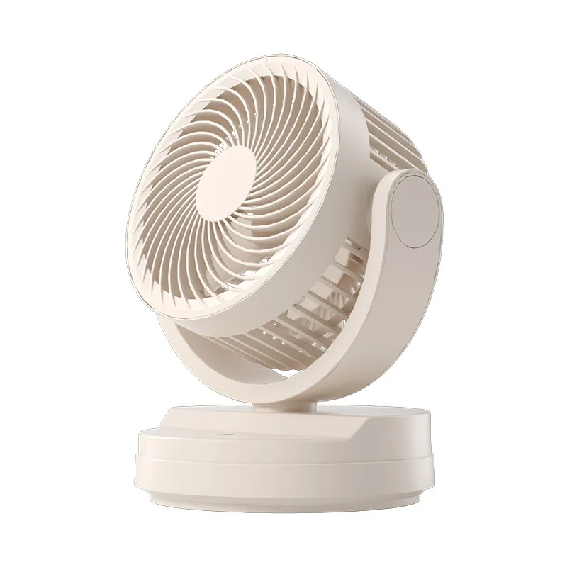 

Customized Processing New Desktop Circulating FanUSBMini Little Fan Charging Shaking Mute Fan Household Desk Fan