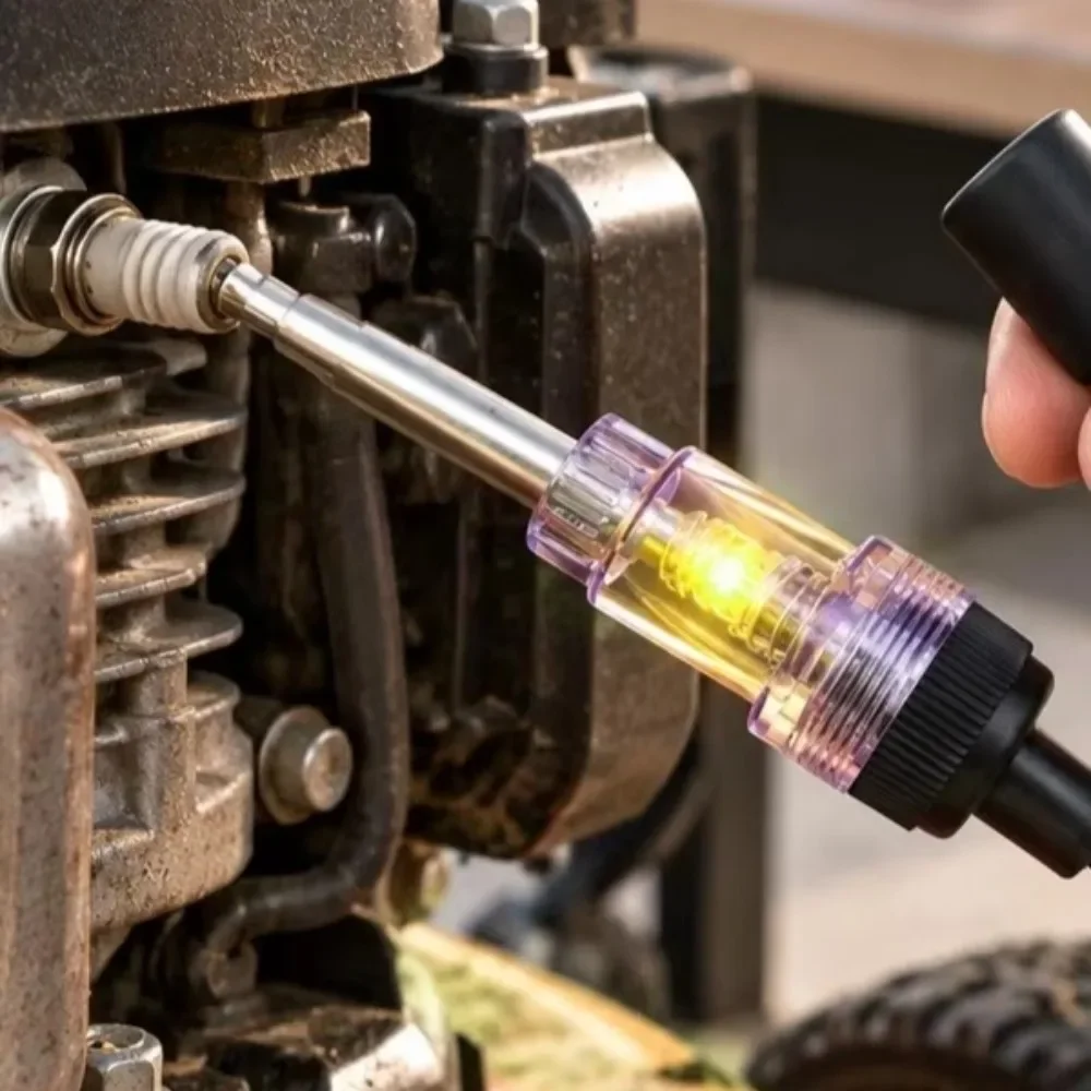 Car Spark Plug Tester Pen Checker Tester Detector Diagnostic Tool Ignition System Coil Automobile Spark Plug Ignition Tester