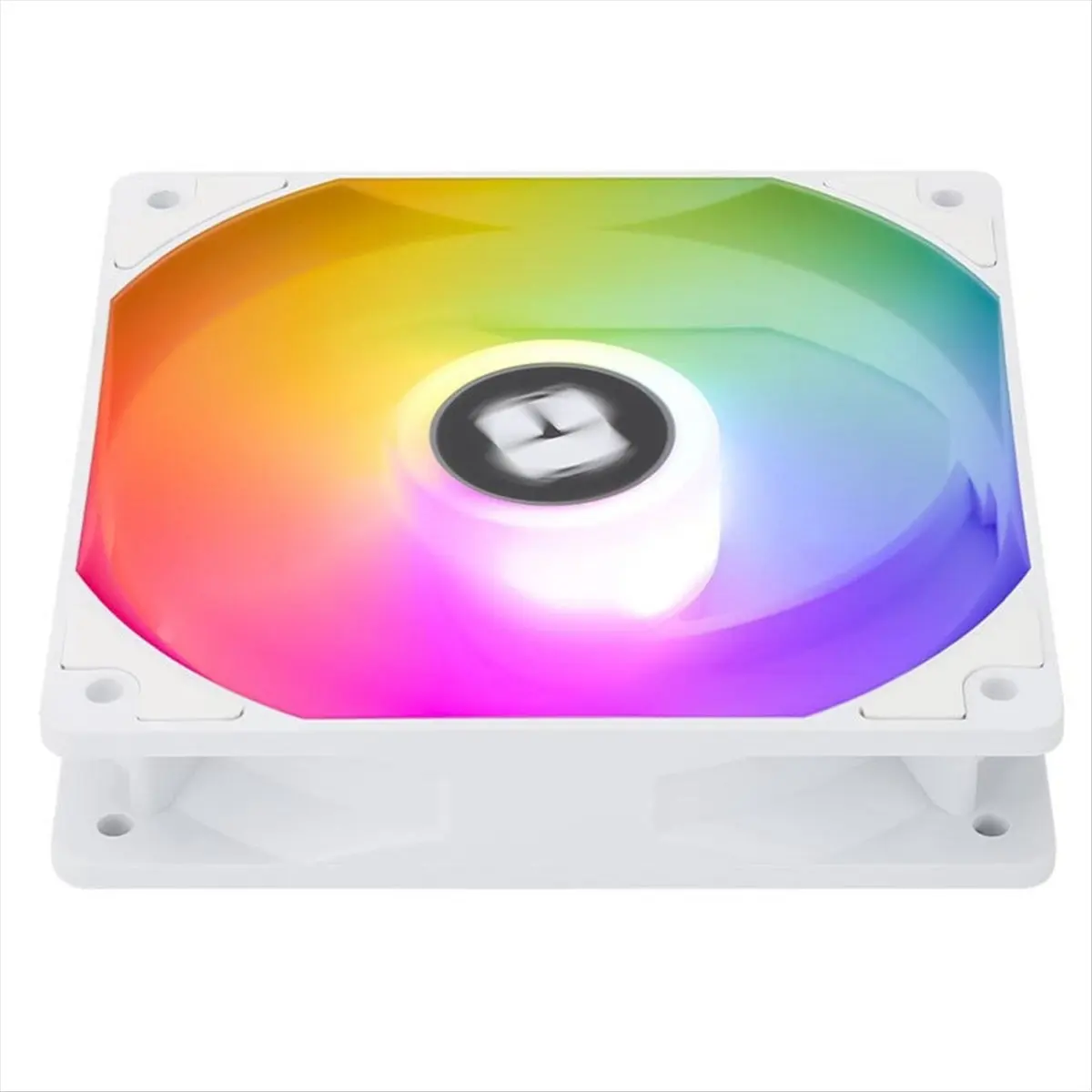AAAE  TL-C12CW-S Chassis Fan 12cm 4Pin PWM ARGB Colorful Fan (Turning in the Reverse Clockwise Stepping) White
