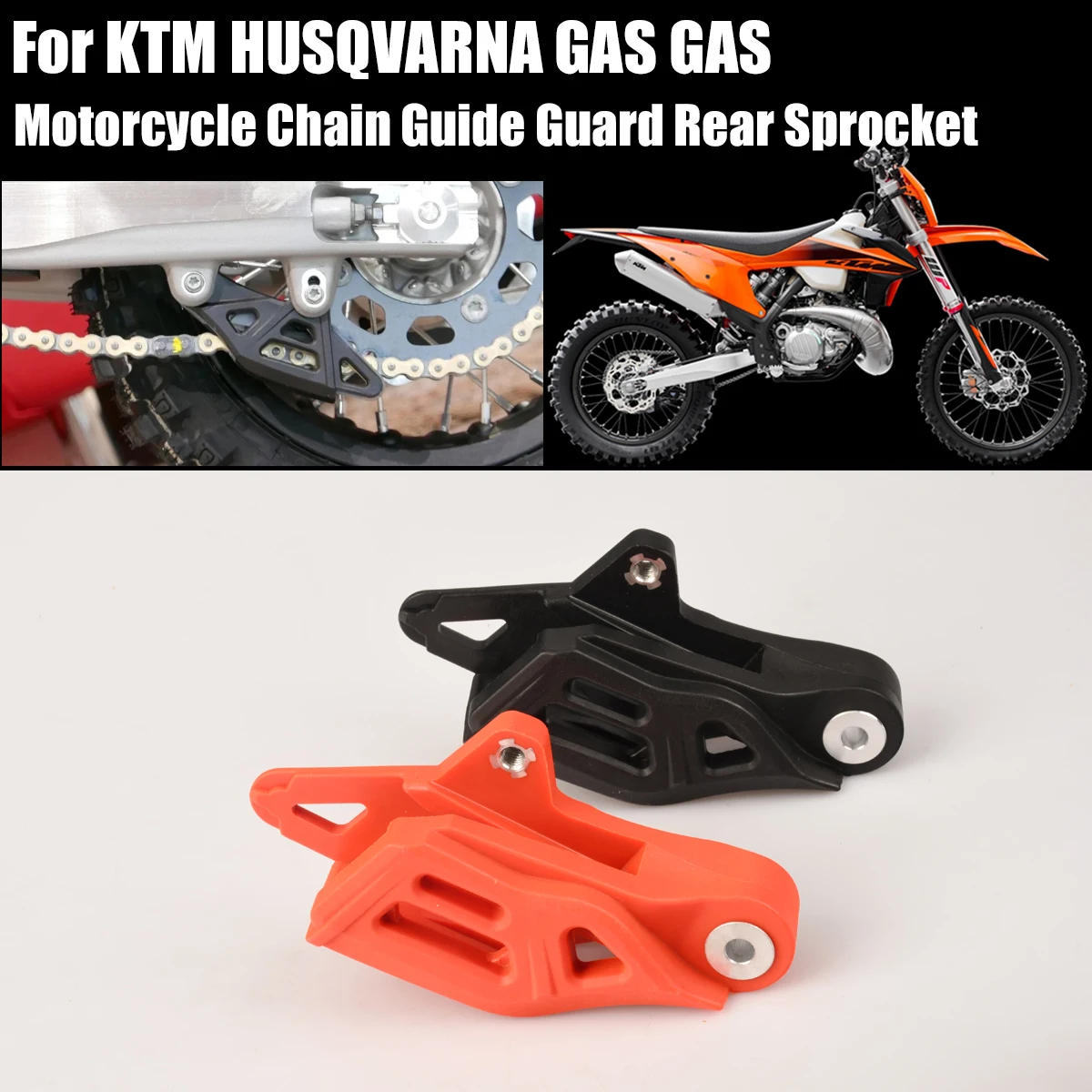 

Motorcycle Chain Guide Guard Rear Sprocket For 50 SX 2016-2025 50 SX FACTORY EDITION 2021-2025 65 SX 2016-2025 SX-E 3 2023-2024