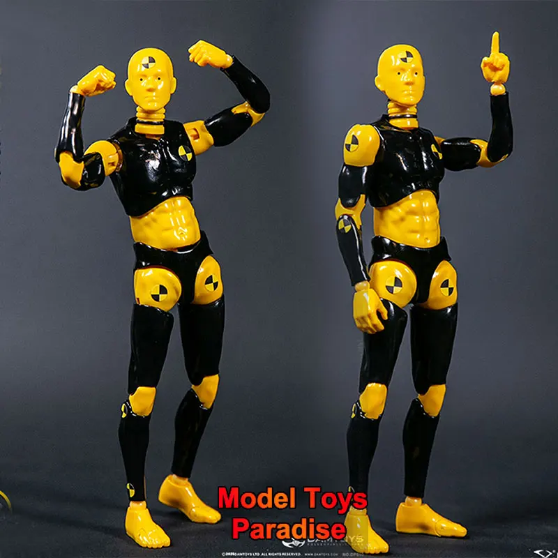 In Stock DAMTOYS DPS10 1/12 Men Soldier Test Person C3 Body Car Collision Dummy 6inch Action Figure Collection Body