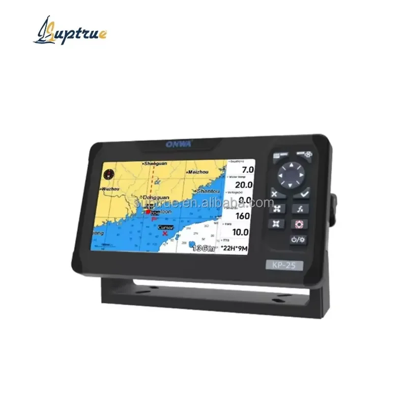 ONWA KP-25 5 Inch Marine GPS Chart Plotter SBAS Navigator Locator Display Support GPS GALILEO Boat Fishing Navigation Tool