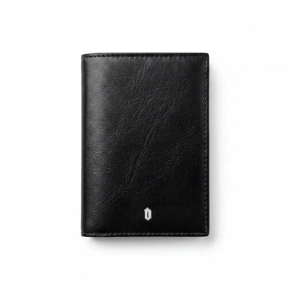 WiWU Royal Passport Wallet Inset Anti-lost Itag Compatible for iOS and Andriod Device Magnetic Ticket Slot Leather Carry Pouch