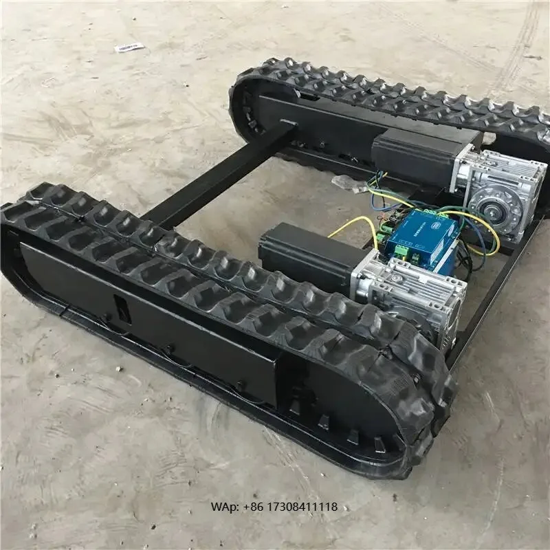 

Multi-Functional Small Crawler Excavator Accessories Rubber Track Chassis
