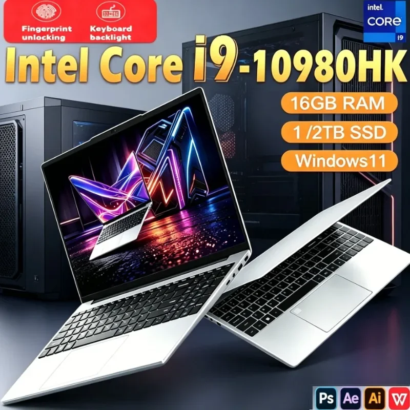 Intel Intel Core i9-10980HK 15.6 Inch Laptop Windows  32GB RAM M.2 2048GB SSD Ultrabook Computer Fingerprint Unlock - Aliexpress Deal