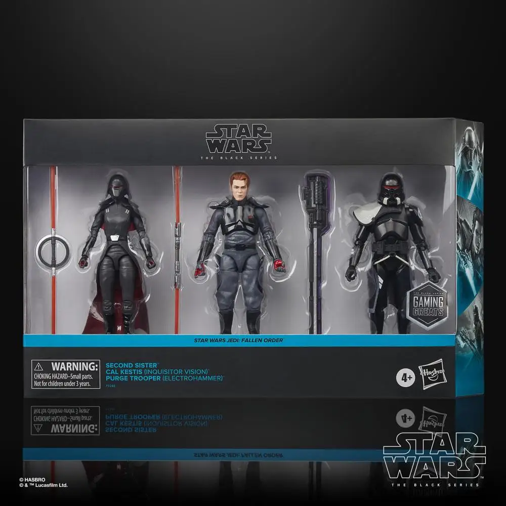 Star Wars The Black Series Second Sister, Cal Kestis, Purge Trooper Star Wars Jedi: Fallen Order 6-Inch Action Figures