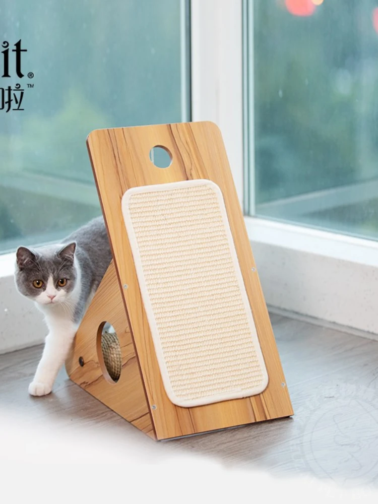 Cat toys Cat climbing frame Sisal hemp grinding claw pad Cat claw post Multifunctional cat claw plate