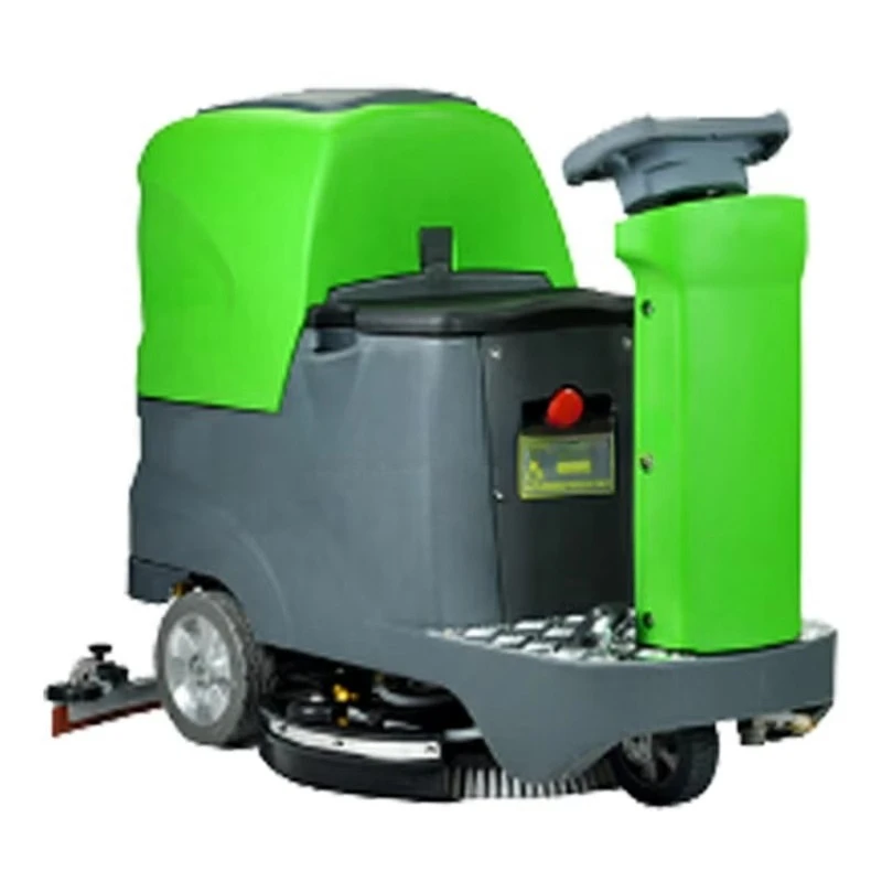 17 Inch Scrubber Walk Behind Floor Cleaning Machine with Squeegee for Concrete Tile Floor Customized