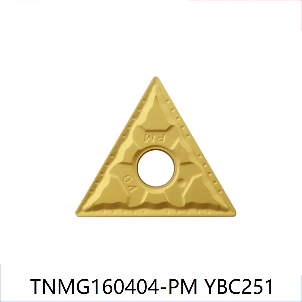 

100% ORIGINAL ZCC YBC351 TNMG160404-PM YBC251 TNMG331-PM Lathe Tools Carbide Turning Inserts CNC 10PCS/BOX