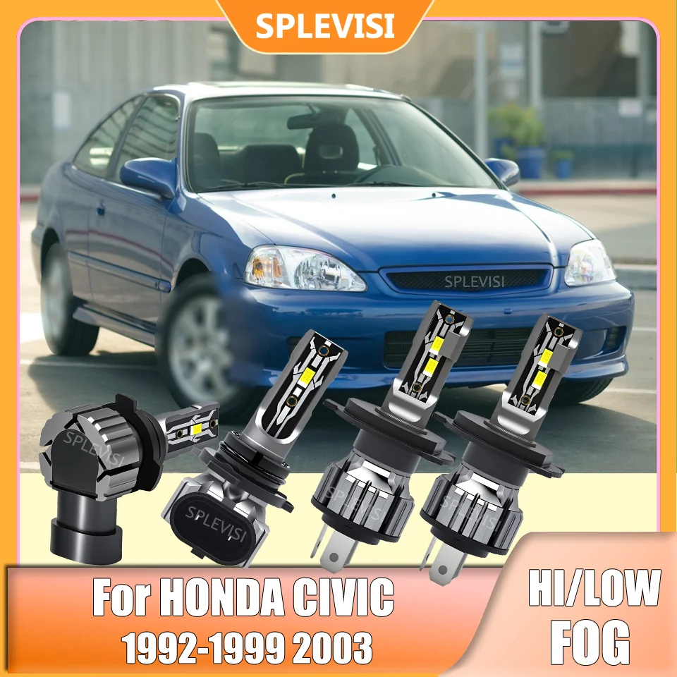 

150 Вт/пара 6000K Белый 9006 9003 Фара противотуманная Авто аксессуары для HONDA CIVIC 1992 1993 1994 1995 1996 1997 1998 1999 2003