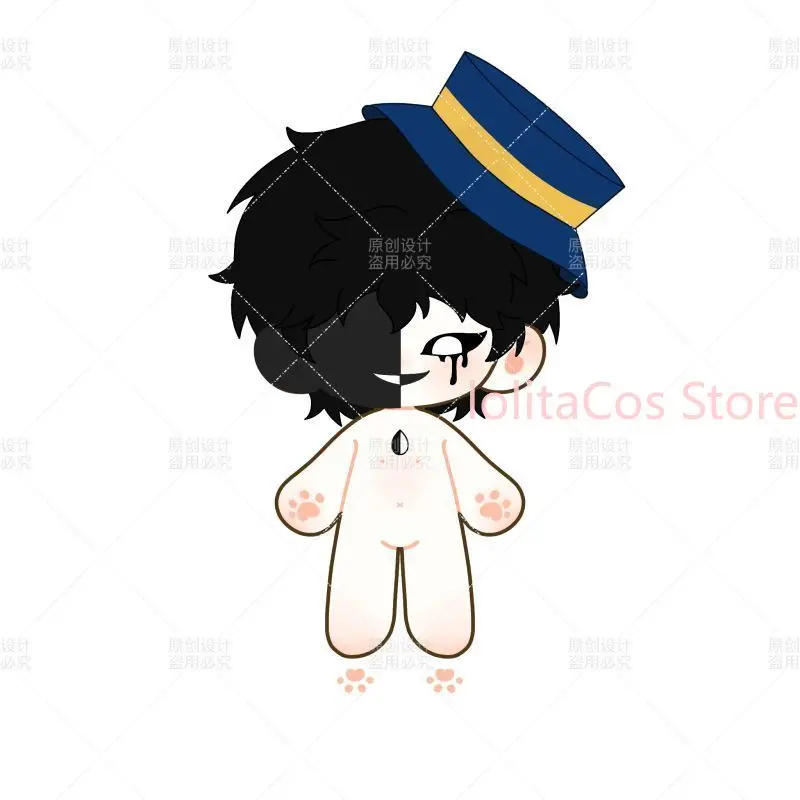 

20cm The Freak Circus Ticket Taker Kawaii Plush Doll Anime Stuffed Toy Cosplay Dress Up Toy Cotton Figure Mascot Birthday Gift