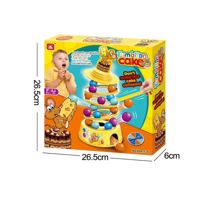 Family Educational Activity Interactive Toys Tower Stacking Game Kids For 4+