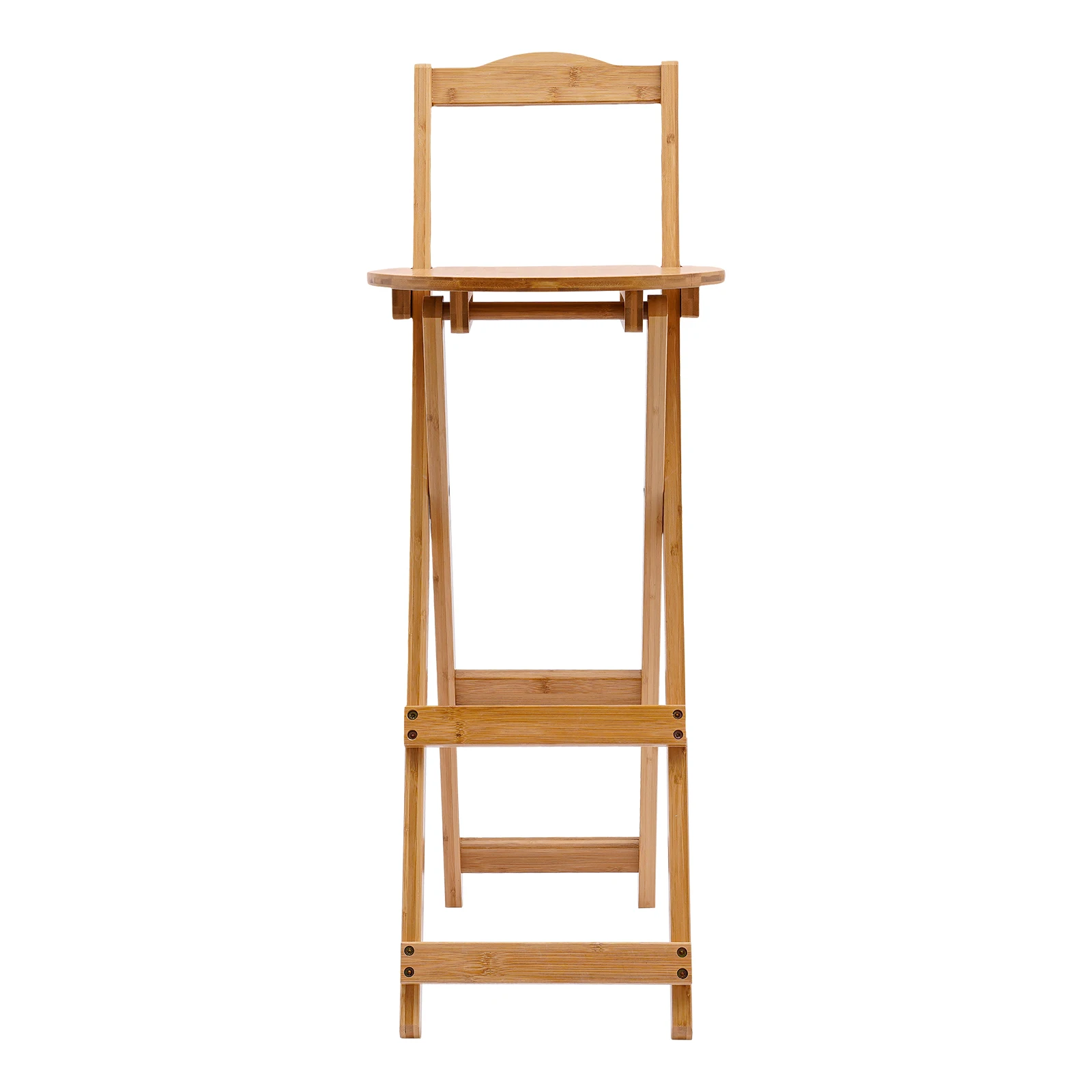 Bancos e cadeiras de bar de bambu, alta capacidade de carga 198,42 libras, encosto ergonômico, 29,53 polegadas de altura, fácil de limpar, resistente