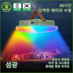 MOSLIGHTING USB 충전식 LED 캠핑 조명, 강력한 자석 줌, 휴대용 토치, 텐트 랜턴, 작업 유지 보수 조명 휴대용 횃불 야외 조명 등산등 고급 품질 80W USB Type-c LED는 4가지 모드에서 조명 밝기를 자유롭게 조절하면서 조명 모드 색상을 자유롭게 선택할 수 있다