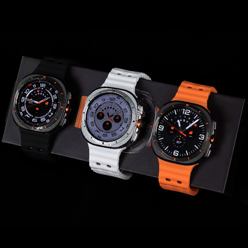 Für Samsung Galaxy Watch Ultra 47mm Zubehör Sport Silikonarmband Correa Galaxy Watch 8/8 Classic 44mm Armband