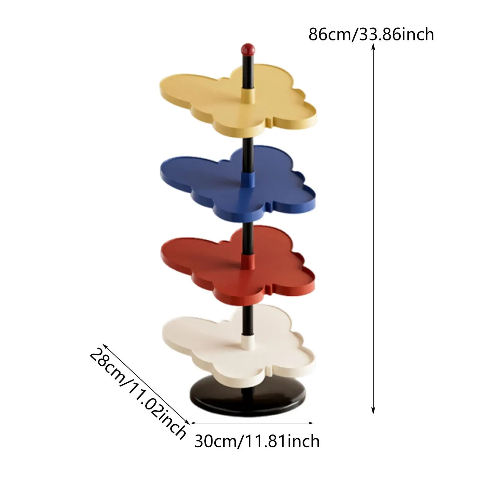 Vertical Shoe Rack Corner Storage Organizer for Living Room Hallway Entryway