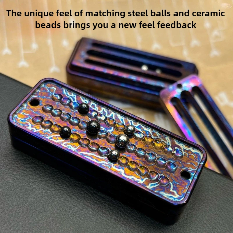 لعبة Halooplayer Sunday Buckball EDC الميكانيكية المعدنية الكثيفة التي تدفع أطراف الأصابع وتخفيف الضغط على سطح المكتب