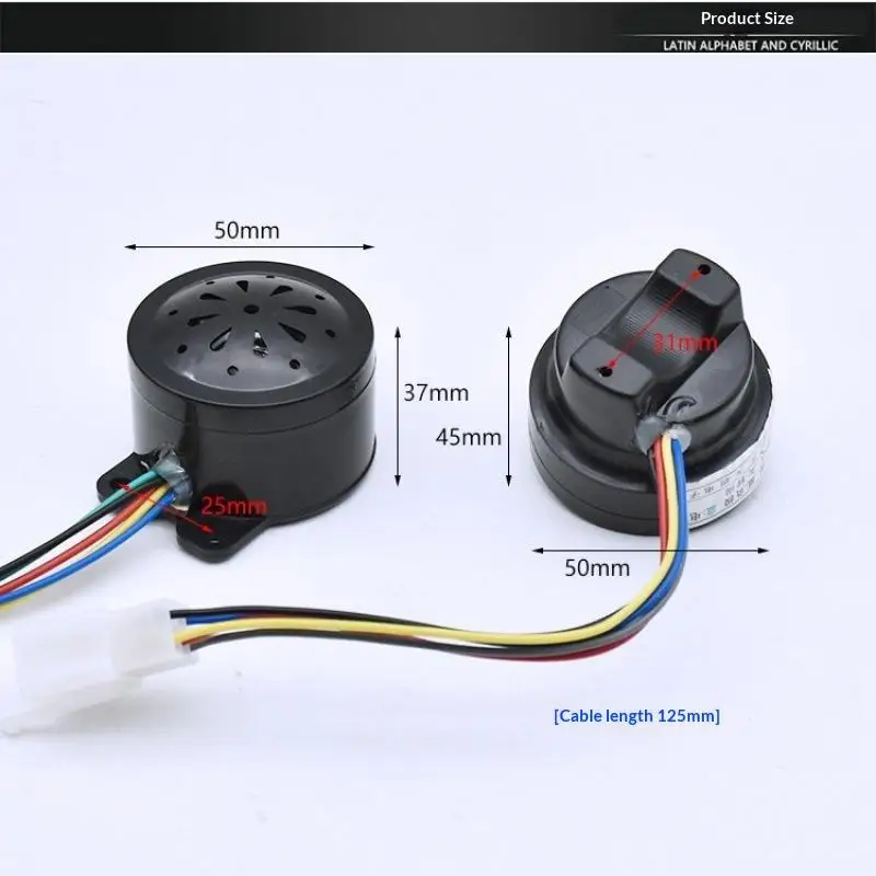 【CMO】3/4-in-1 Electric Tricycle Horn 48V 60V Buzzer Turn Signal Anti-theft And Reversing Voice Horn
