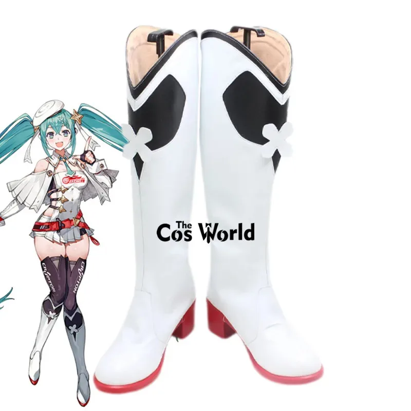 

2023 Racing Miku Anime Customize Cosplay Shoes Boots