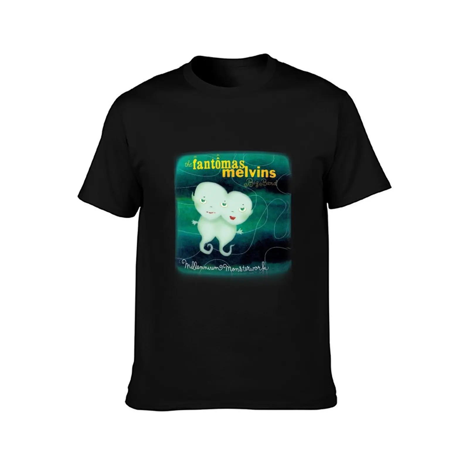 Fantomas Melvins T-Shirt Summer Casual Cotton Tee Oversized Streetwear Tops Vintage Graphic Print Loose Fit Short Sleeve