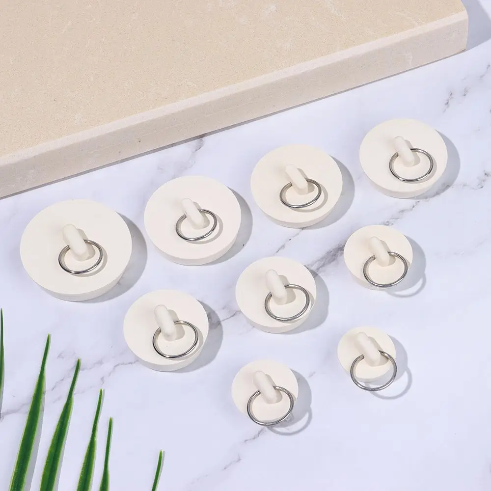 Useful Washroom Kitchen Round Leakage-proof Drain Cover Water Sink Plug Bathtub Stopper Sewer