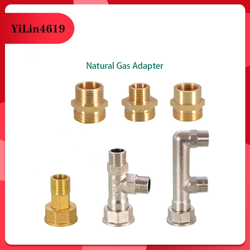 

Pipe Fittings The Gas Meter Is Suitable for M30 To 1/2IN 3/4IN Conversion Adapter Gas Meter Union Joint Accessories